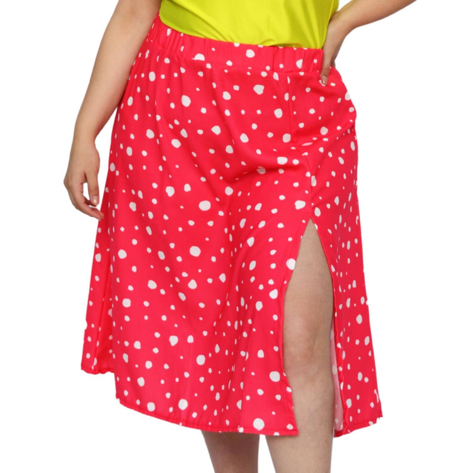 Falda midi talla extra, modelo 7040 (Fiusha)