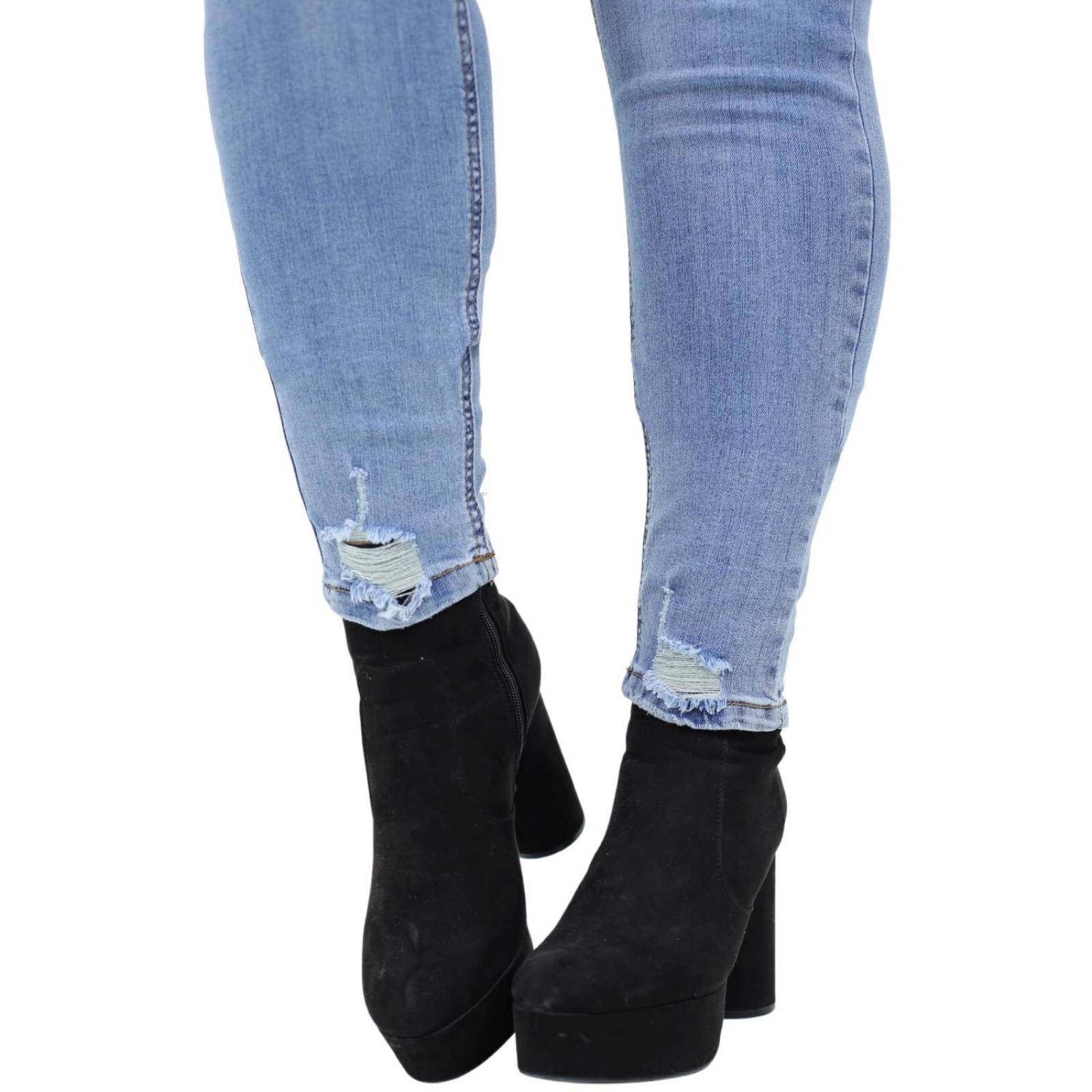 Jeans con destrucciones (talla extra), modelo 1690 