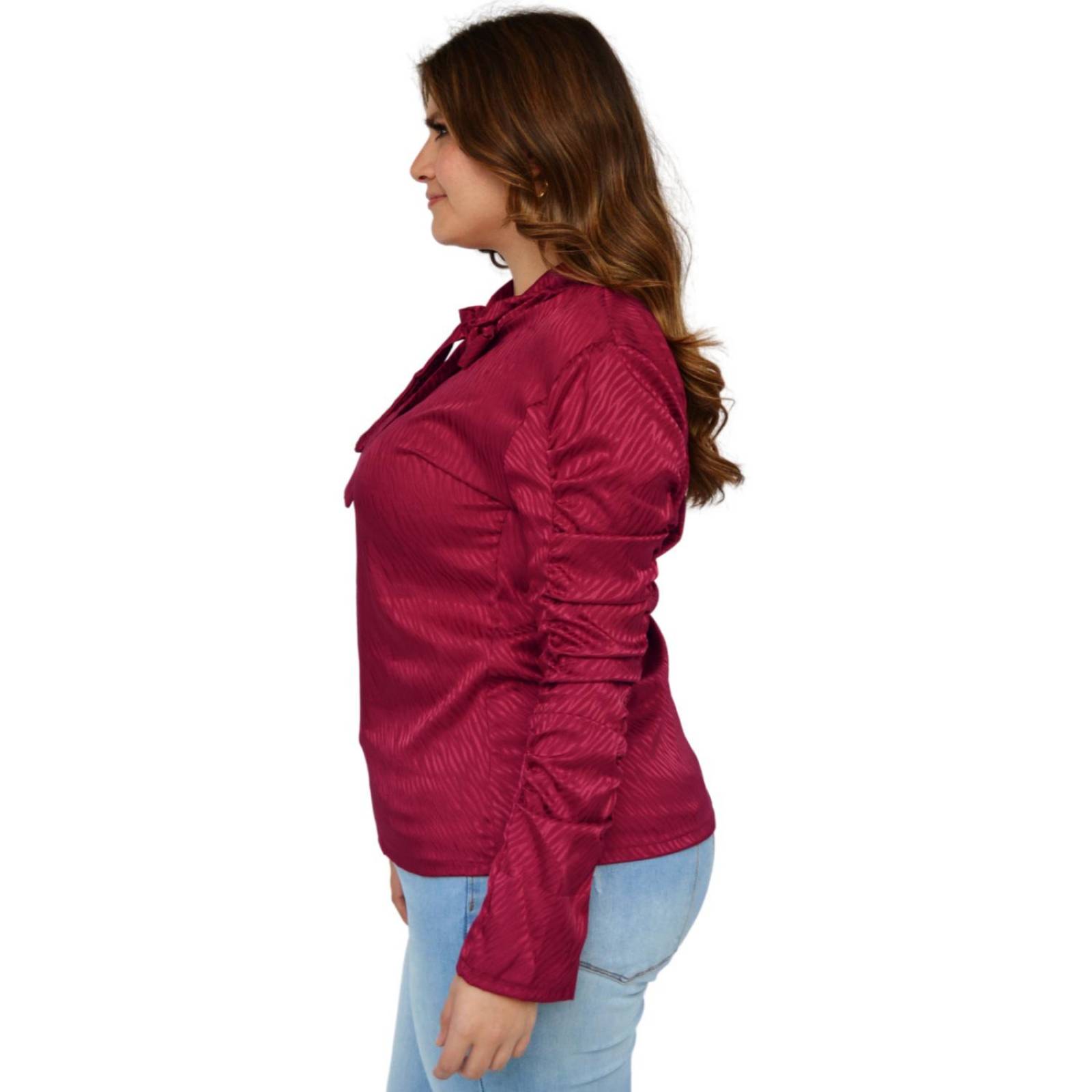 Blusa formal Roman Fashion/Tallas Extras, 1803 (Vino)