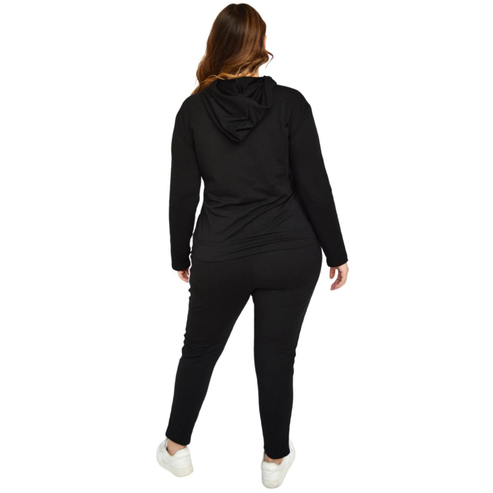 Conjunto de pants Roman Fashion/Tallas Extras, 8010 (Negro) 