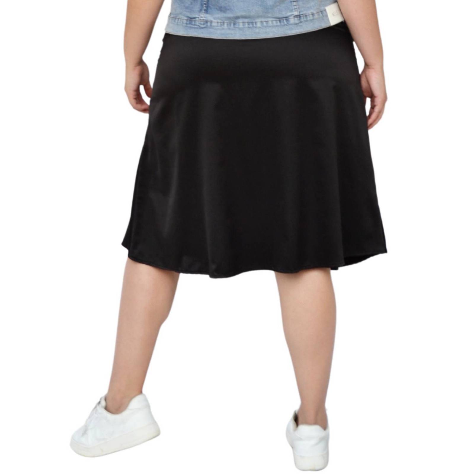 Falda midi juvenil Roman Fashion/Tallas Extras, 2118 (Negro) 