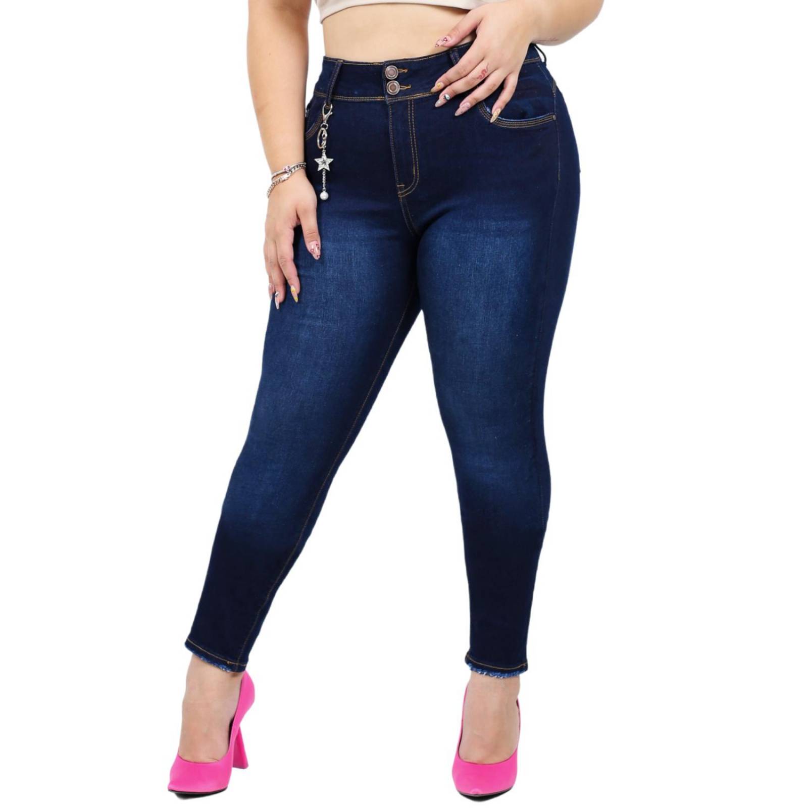 Jeans skinny con strech/Tallas Extras, 563