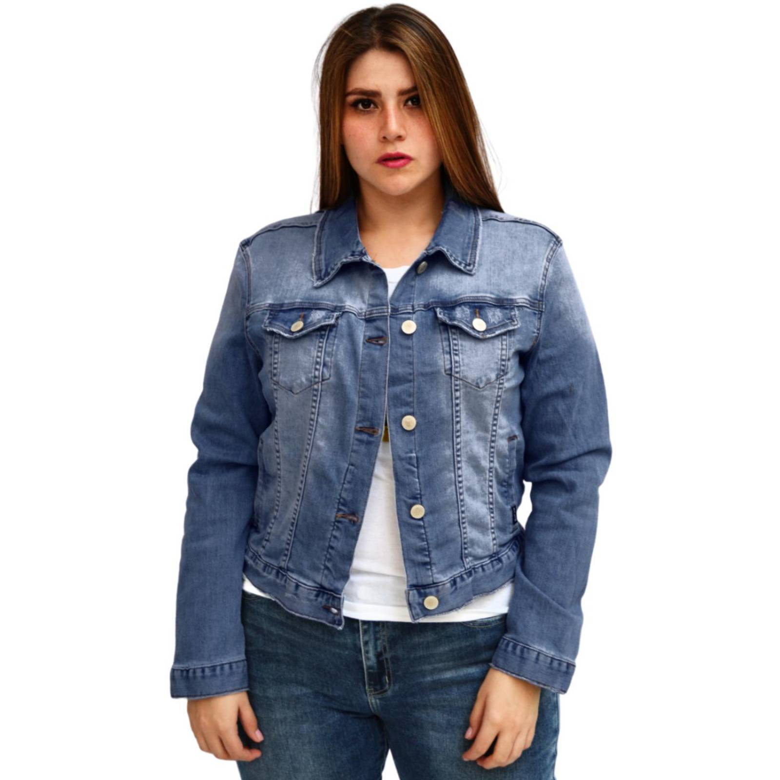 Chamarra mezclilla Balam/Tallas Extras, BAL 6010 (Medio) 