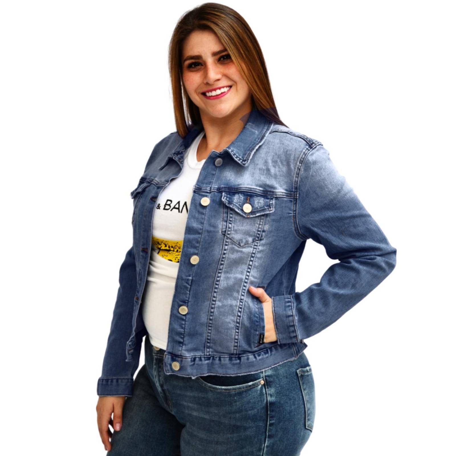 Chamarra mezclilla Balam/Tallas Extras, BAL 6010 (Medio) 