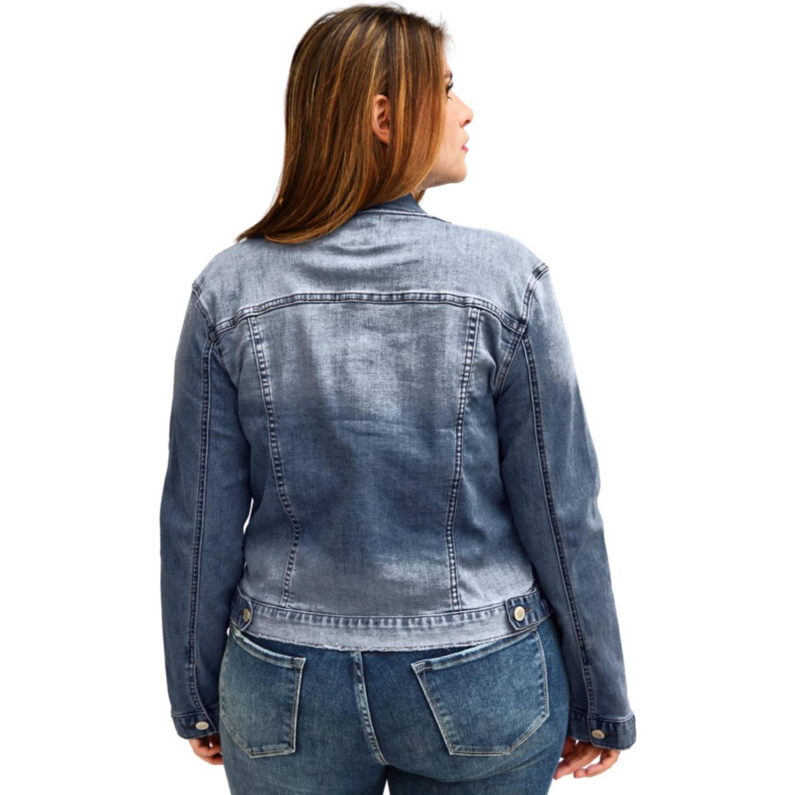 Chamarra mezclilla Balam/Tallas Extras, BAL 6010 (Medio) 