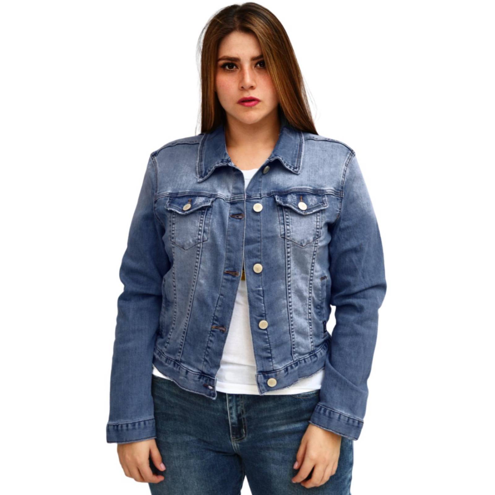 Chamarra mezclilla Balam/Tallas Extras, BAL 6010 (Medio) 
