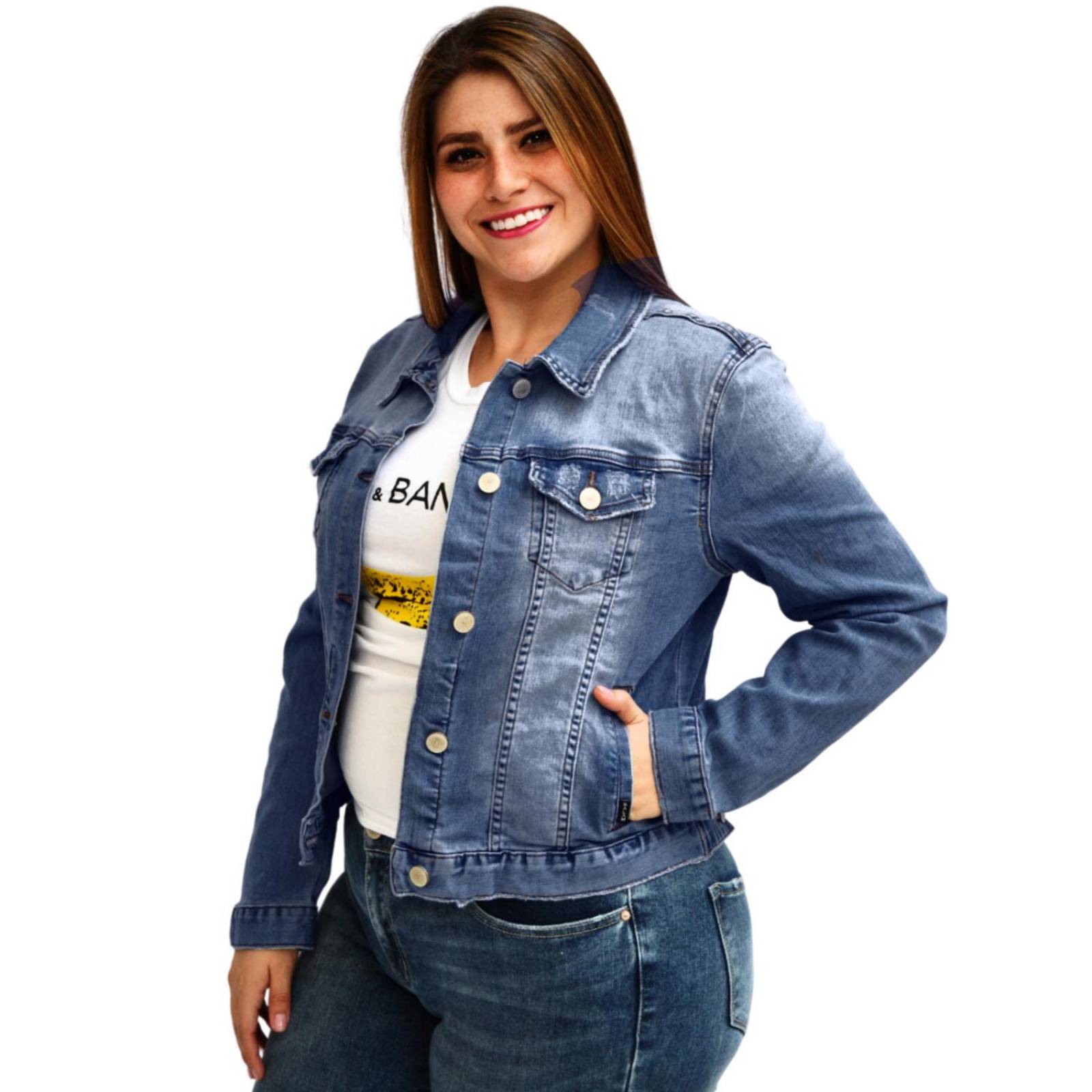 Chamarra mezclilla Balam/Tallas Extras, BAL 6010 (Medio) 