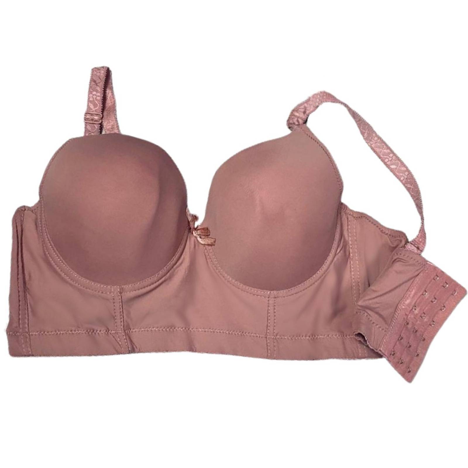 Brasier tipo bustier 6 ganchos Tallas Extras 1121 Mauve
