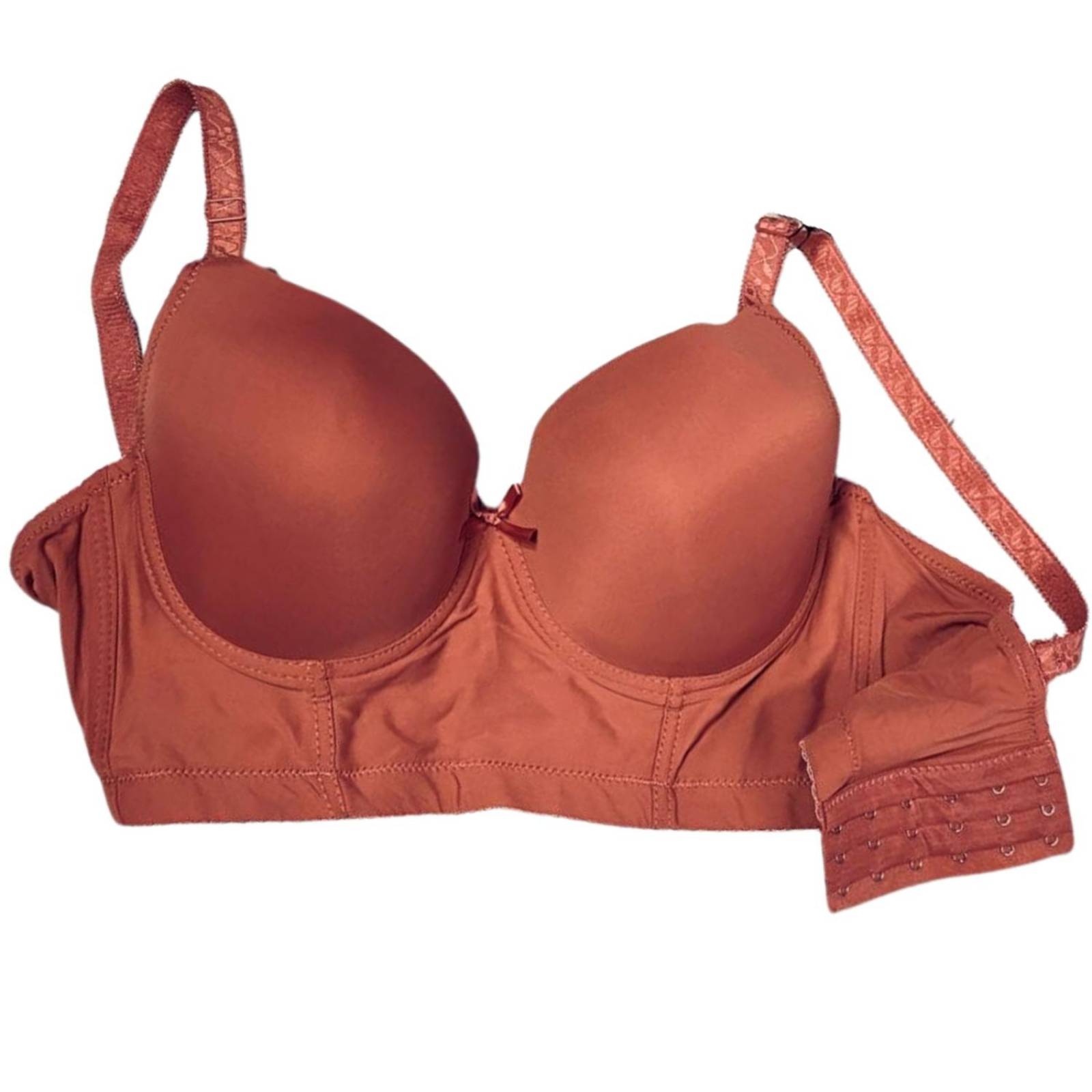 Brasier tipo bustier 6 ganchos/Tallas Extras, 1121 (Salmón) 