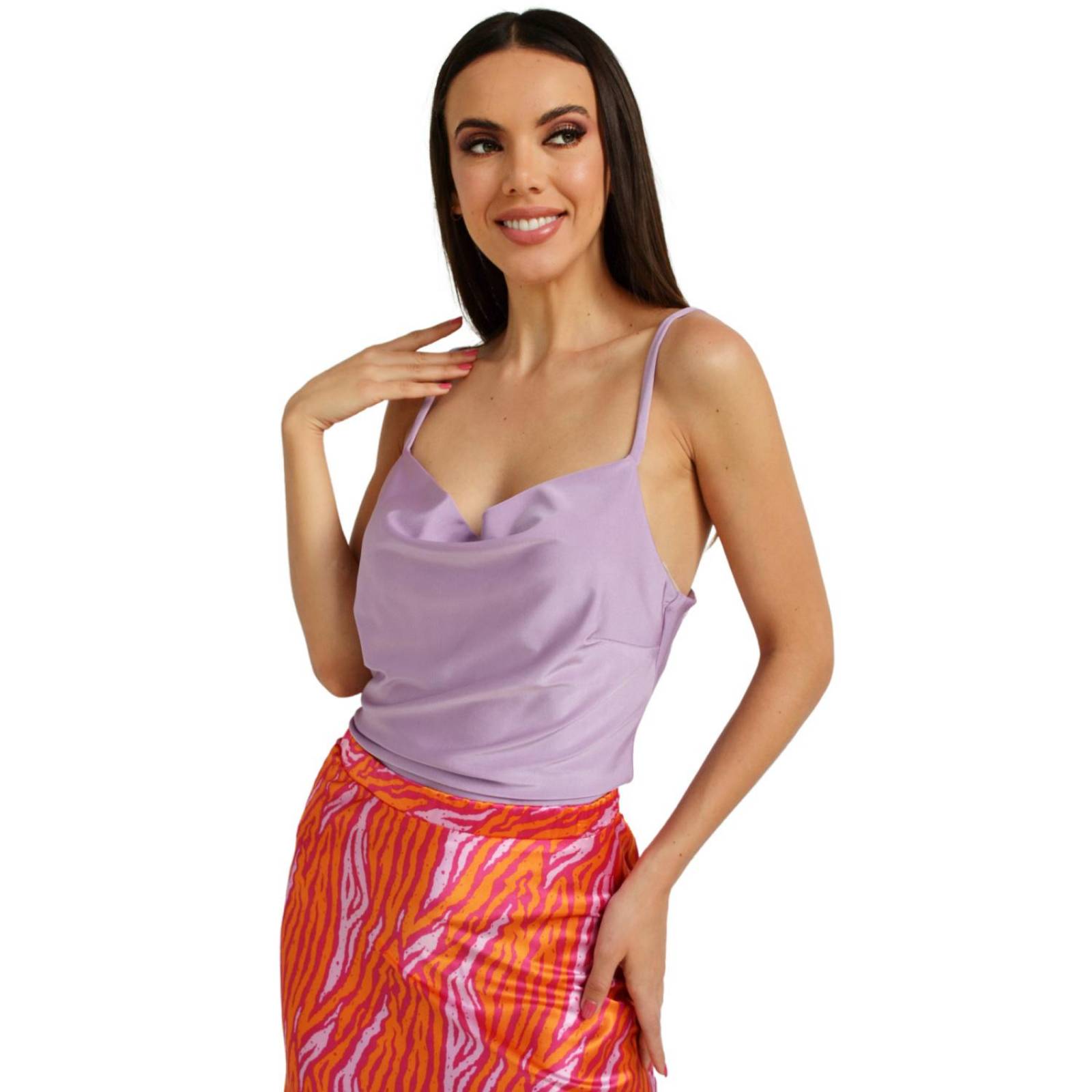 Top de tirantes Roman Fashion/Juvenil, 0424 (Lila)