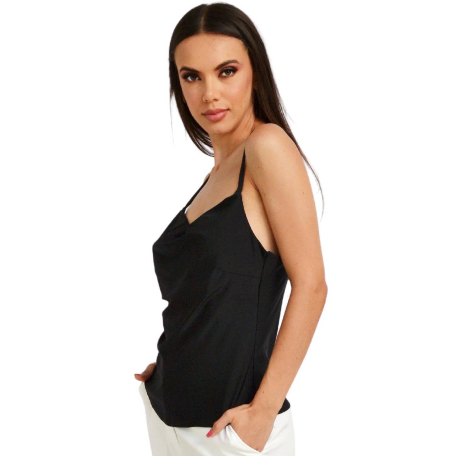 Top de tirantes Roman Fashion/Juvenil, 0424 (Negro) 