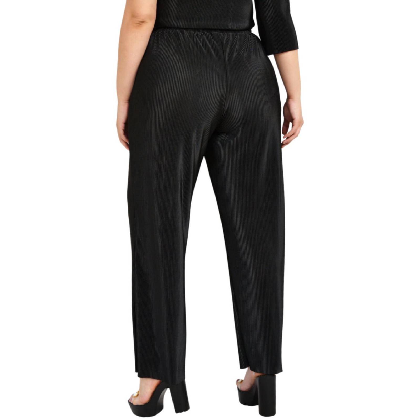 Conjunto plisado Roman Fashion/Tallas Extras, 0624 (Negro) 