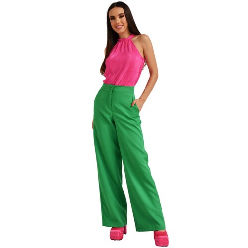 Pantalón pierna ancha Roman Fashion/Juvenil, 1111 (Verde) 