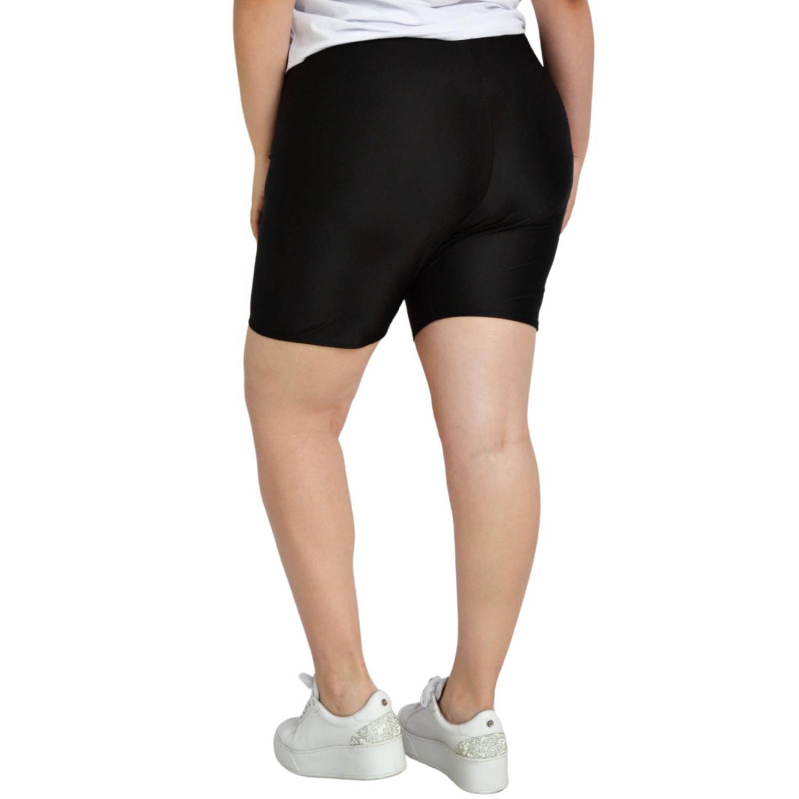Short tipo Biker Roman Fashion/ Tallas extras, 7047 (Negro) 