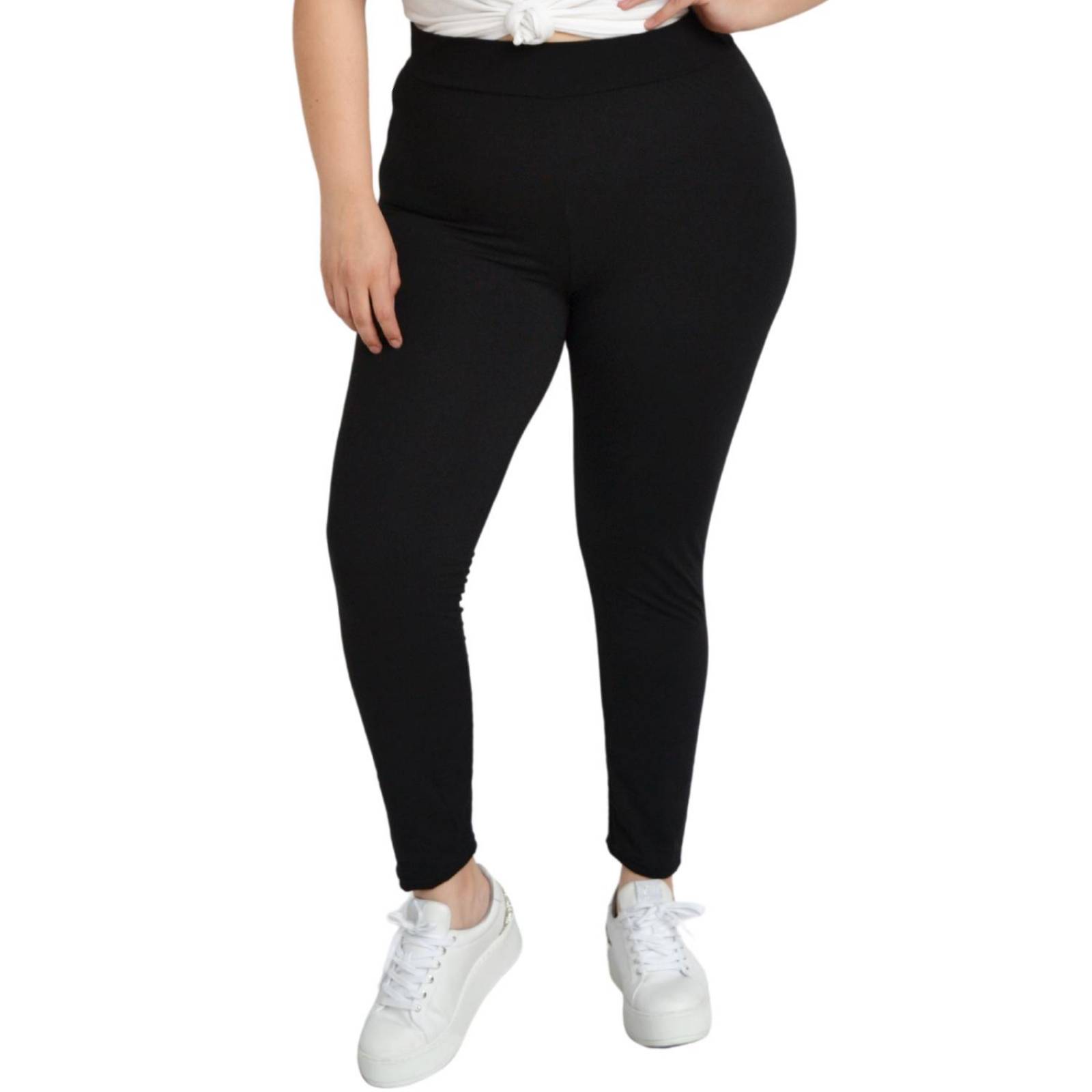 Pantalón tipo leggins Roman Fashion/ Tallas Extras, 1000 (Negro) 