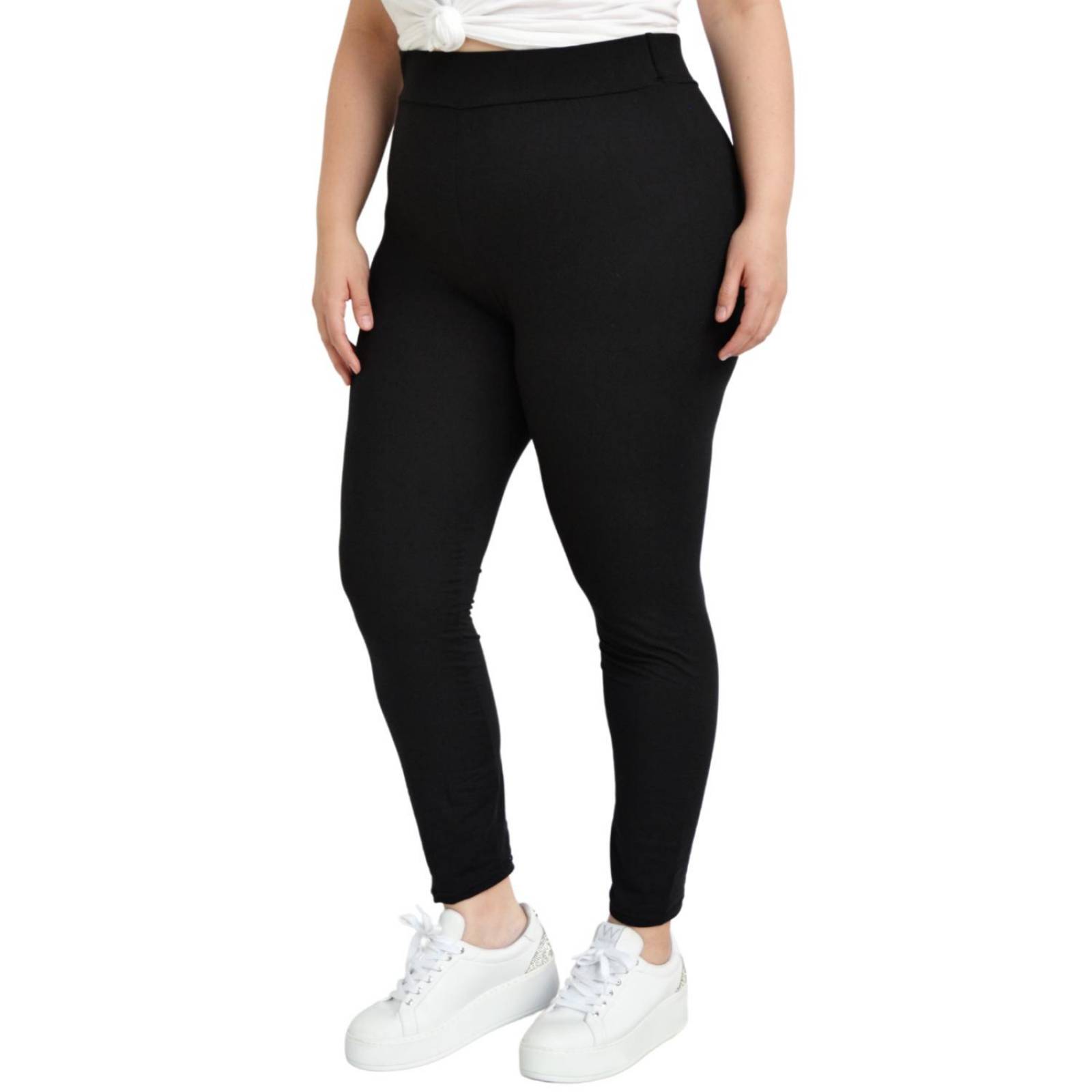 Pantalón tipo leggins Roman Fashion/ Tallas Extras, 1000 (Negro)