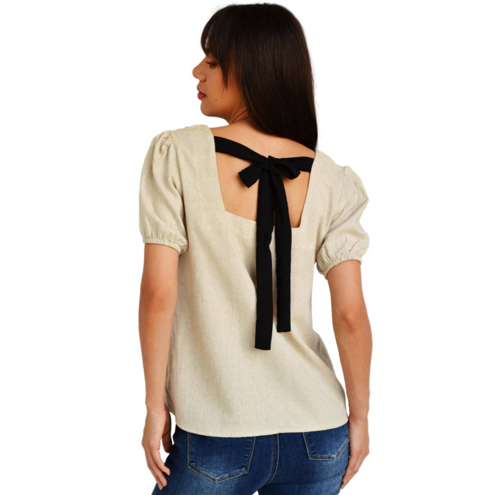 Blusa juvenil escote cuadrado Roman Fashion 617 (Arena) 