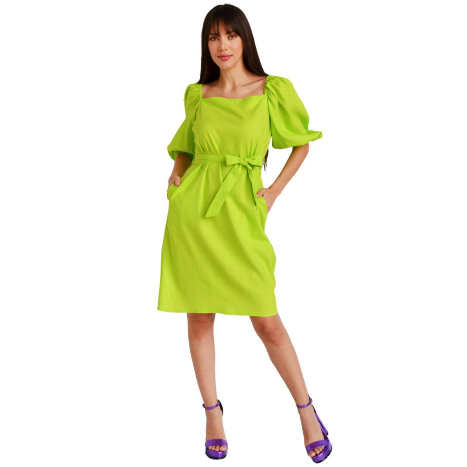 Vestido escote cuadrado Roman Fashion /Juvenil, 1045 (Lima) 