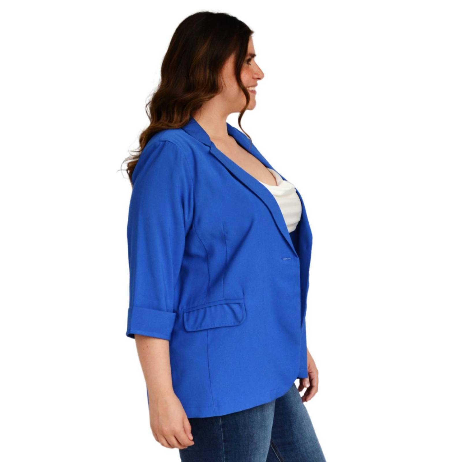 Blazer manga 3/4 Roman Fashion /Tallas Extras, 2182 (Fiusha) 