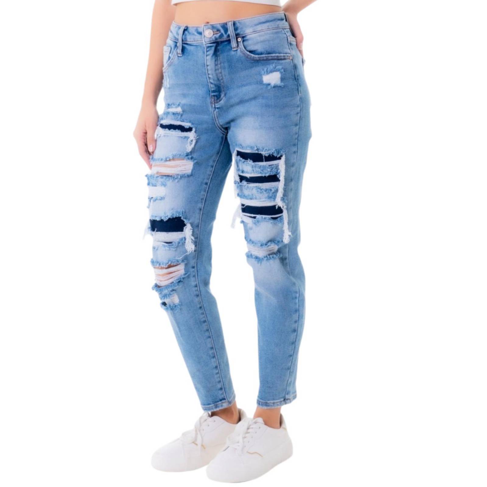 Mom Jeans Balam /Juvenil, 6406 (Azul medio) 