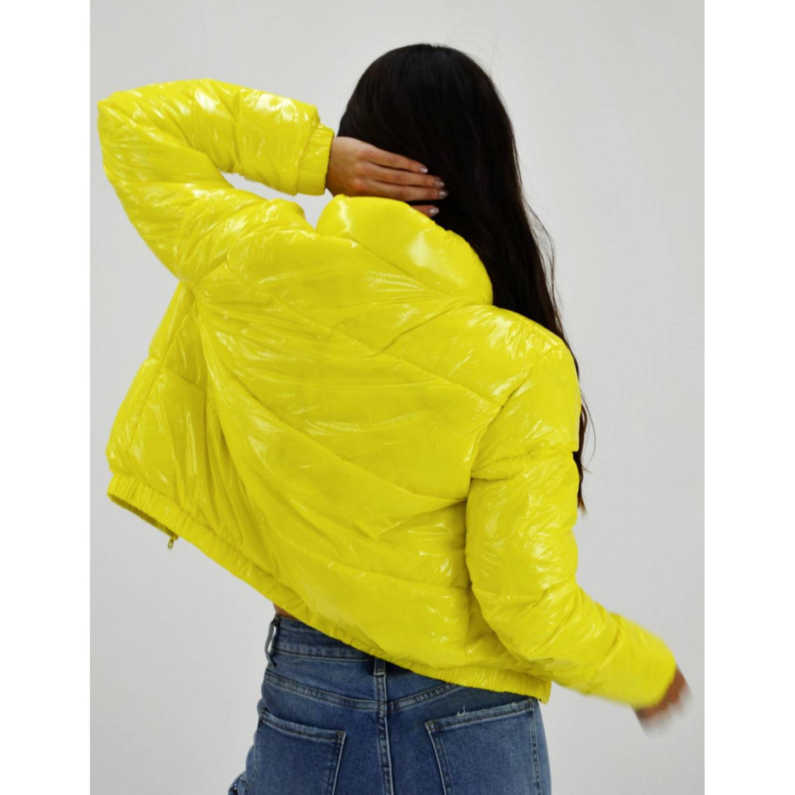 Chamarra acolchada efecto piel Roman Fashion /Juvenil, 7023 (Amarillo) 