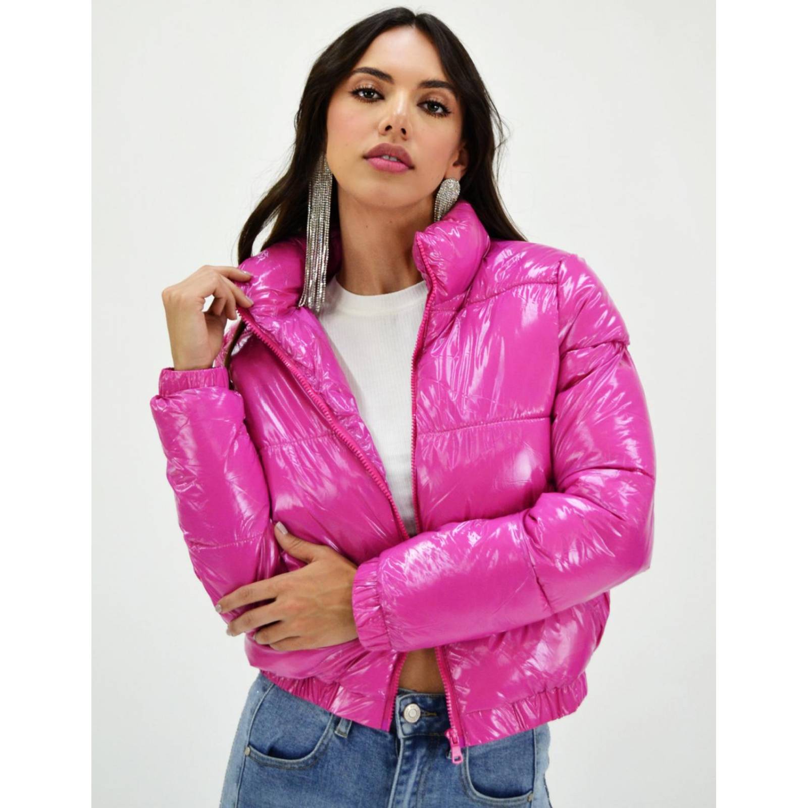 Chamarra acolchada efecto piel Roman Fashion /Juvenil, 7023 (Fiusha) 