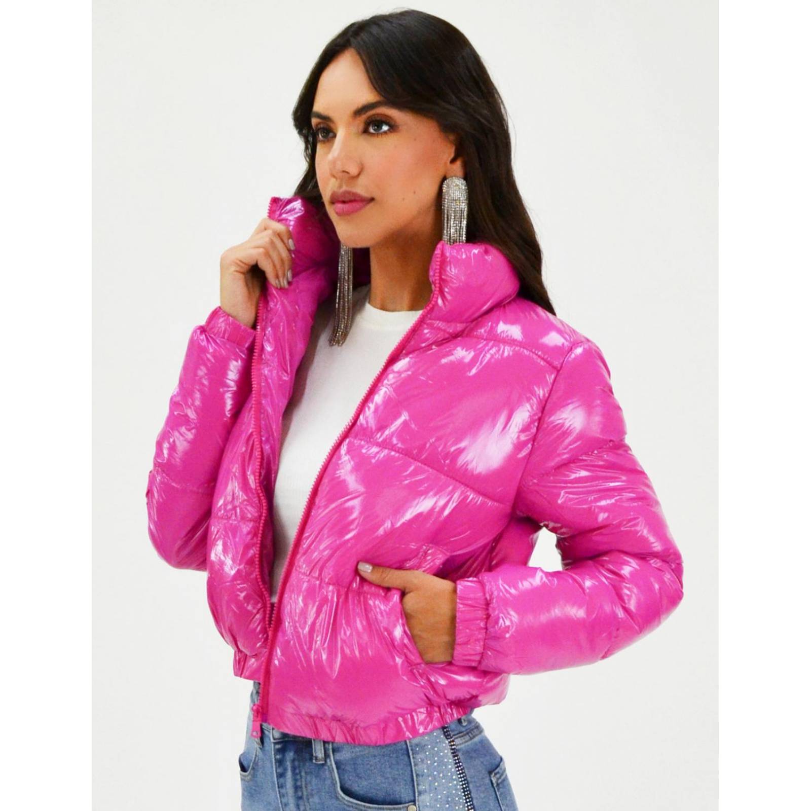 Chamarra acolchada efecto piel Roman Fashion /Juvenil, 7023 (Fiusha) 