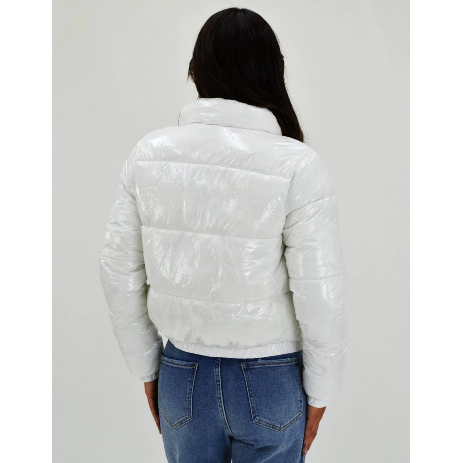 Chamarra acolchada efecto piel Roman Fashion /Juvenil, 7023 (Blanco) 