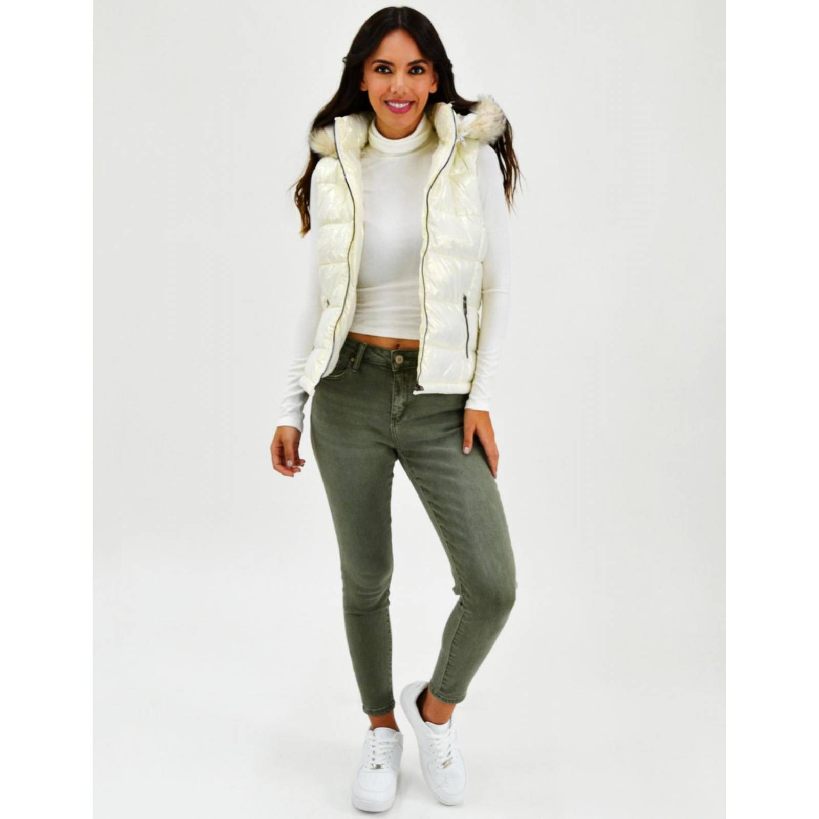 Chaleco acolchado Roman Fashion /Juvenil, 5614 (Blanco) 