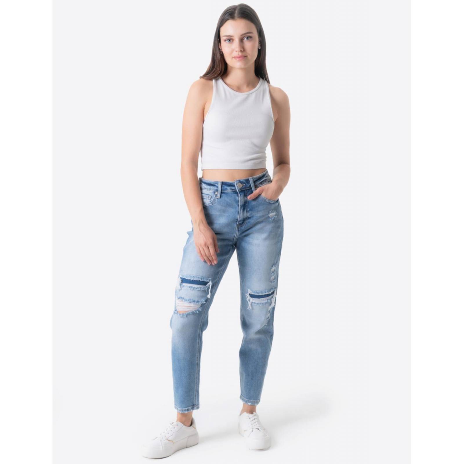 Mom Jeans Balam /Juvenil, 6407 (Medio) 
