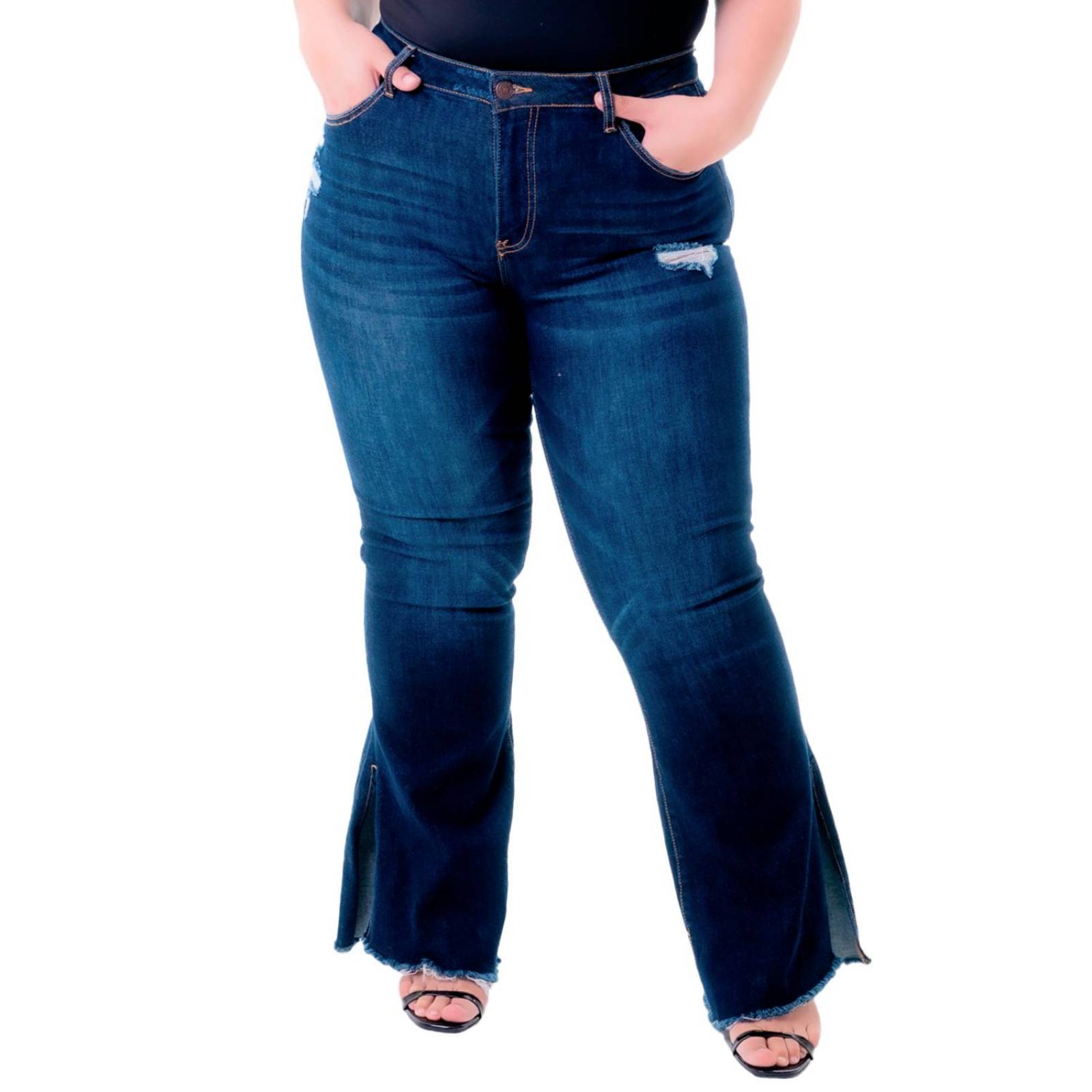 Jeans acampanado Balam /Tallas Extras, 6357 (dark) 