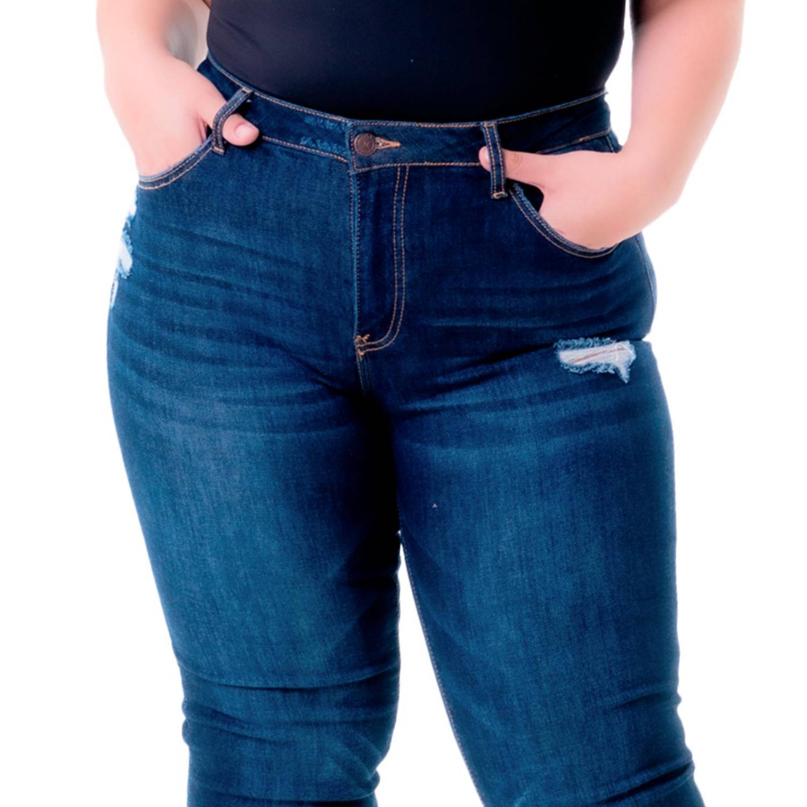 Jeans acampanado Balam /Tallas Extras, 6357 (dark) 