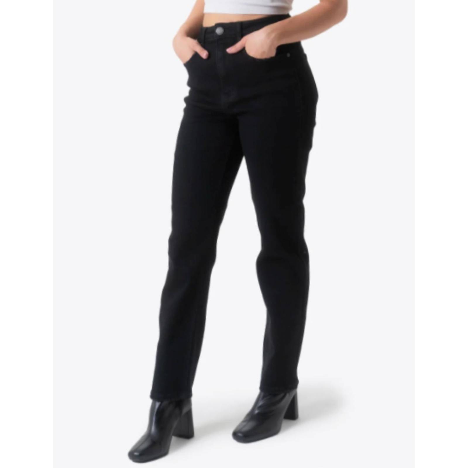 Jeans de pierna recta Balam /Juvenil, 6439 (Negro) 