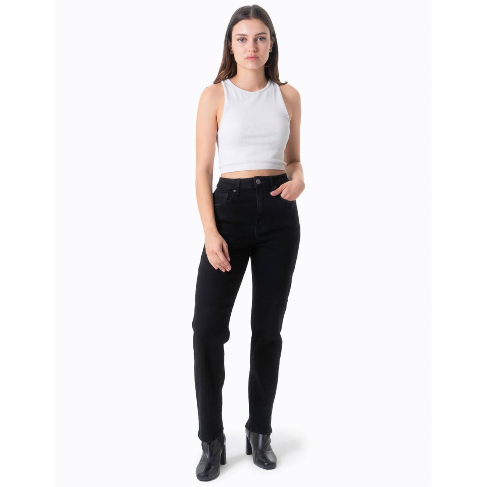 Jeans de pierna recta Balam /Juvenil, 6439 (Negro) 