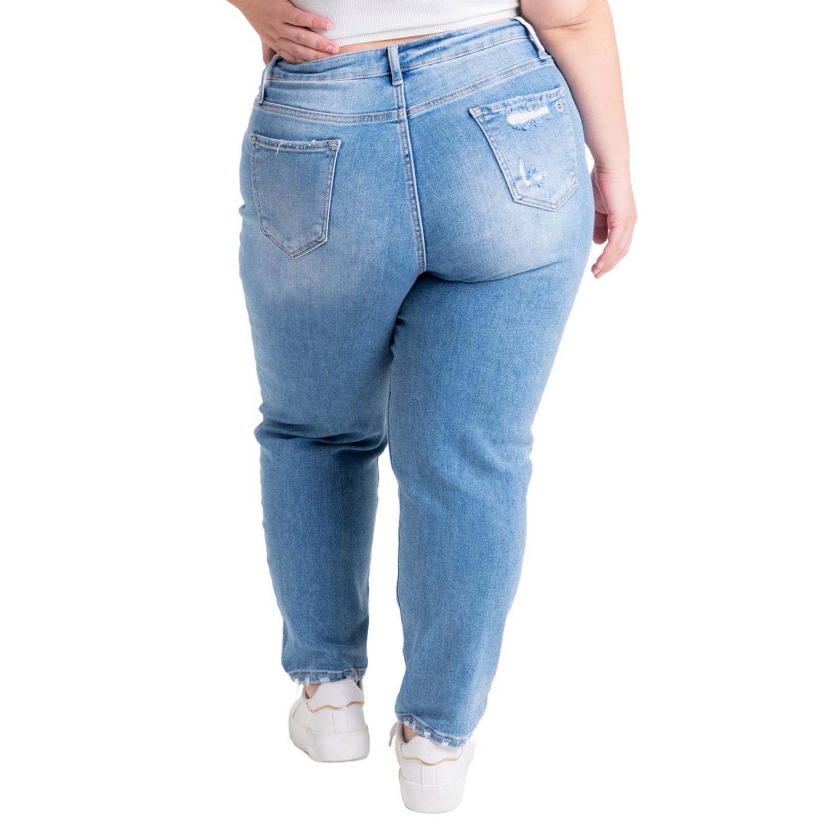 Mom Jeans Balam /Tallas Extras, 6407 (Medio) 