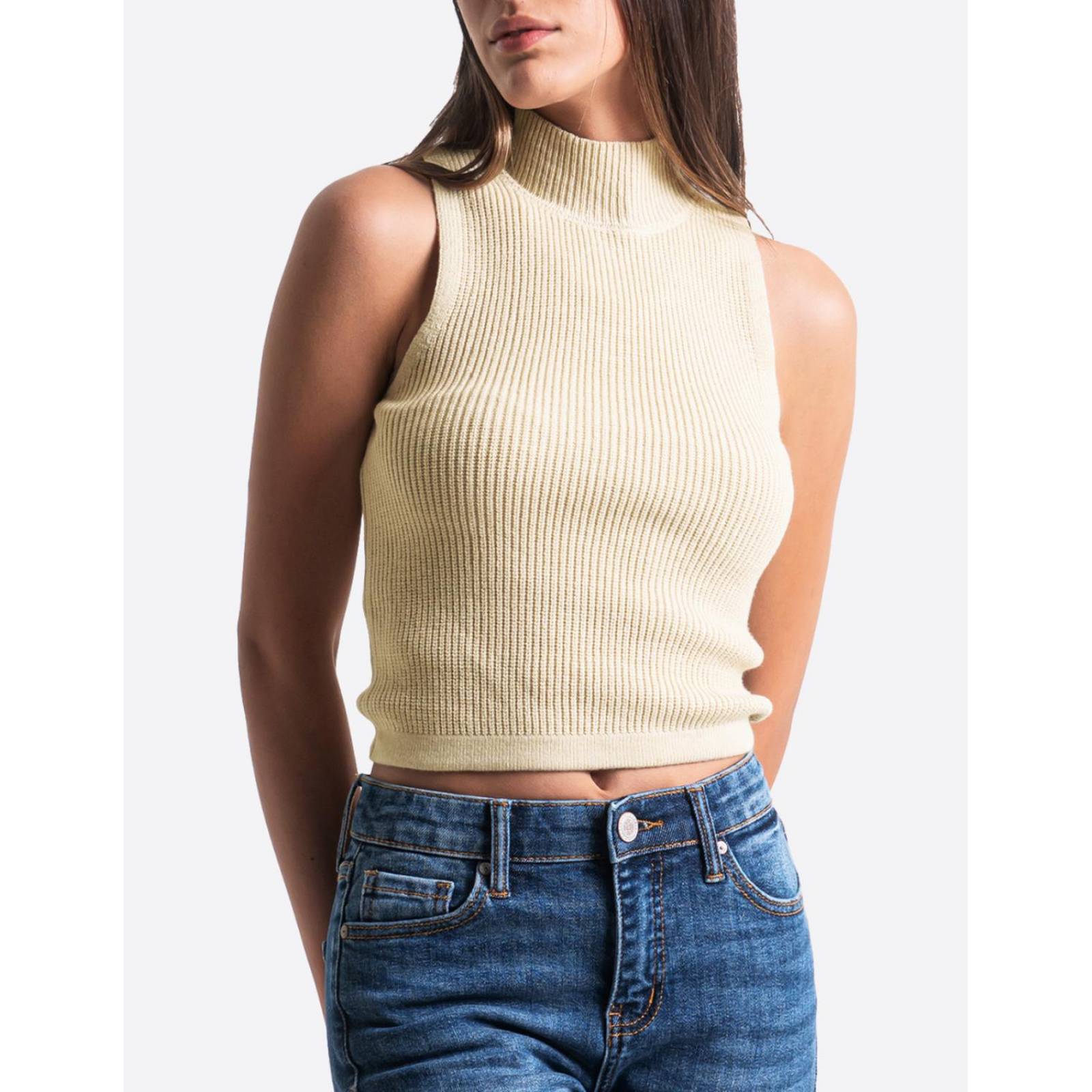 Blusa básica sin mangas Balam, 0084 (Beige) 