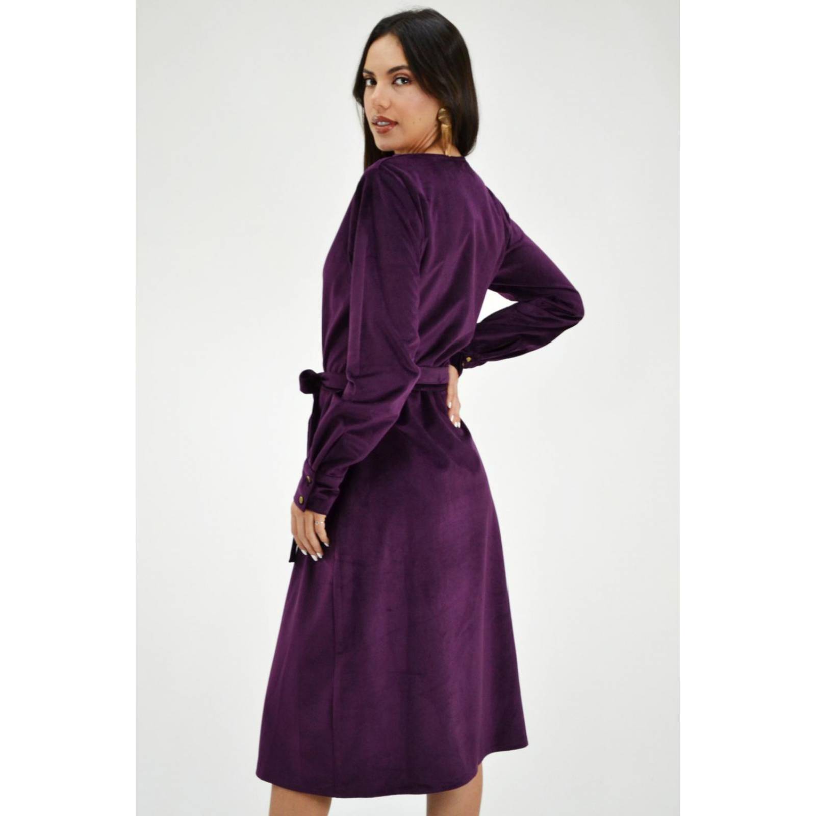 Vestido envolvente Roman Fashion /Juvenil, 1210 (Morado) 