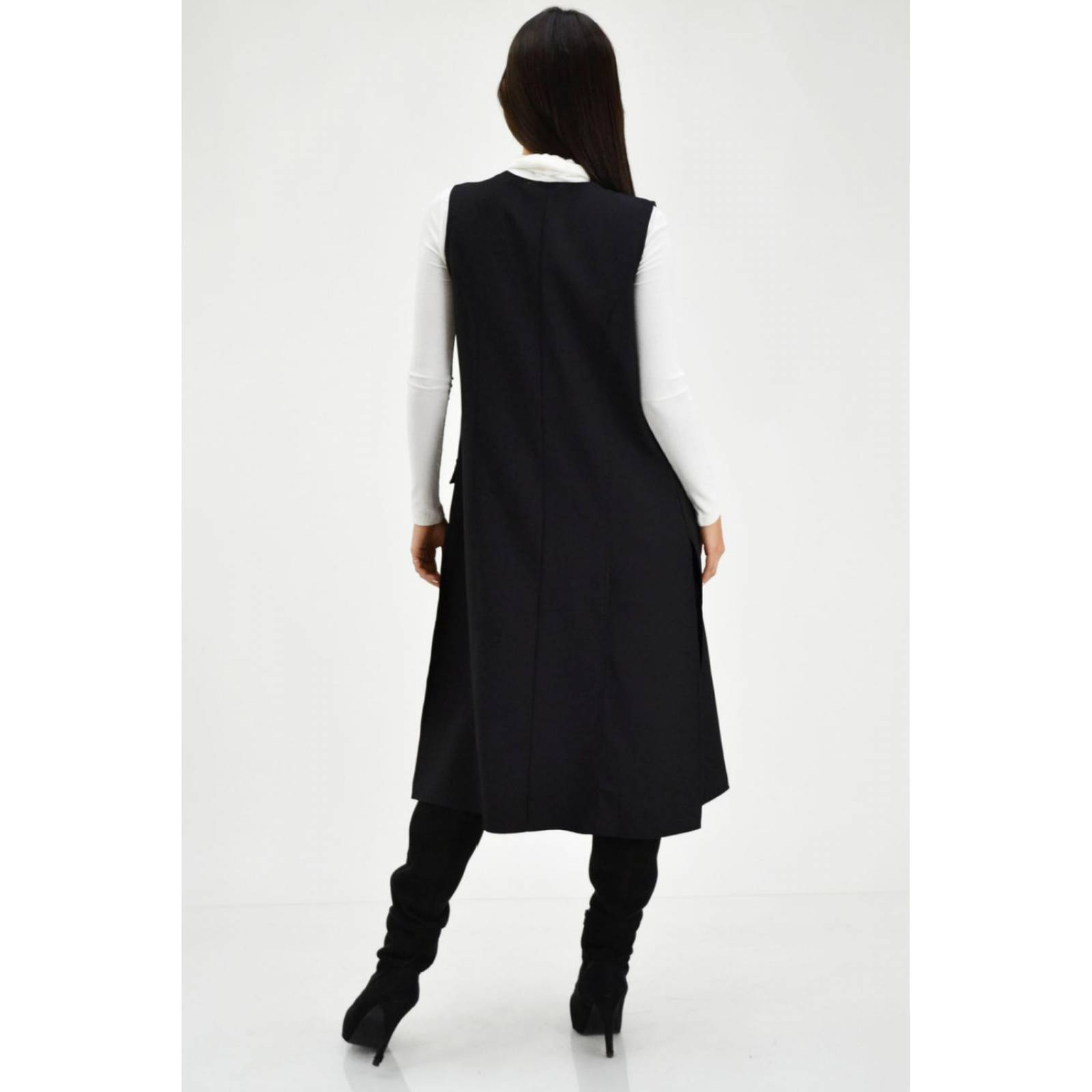 Chaleco largo Roman Fashion /Juvenil, 1080 (Negro) 