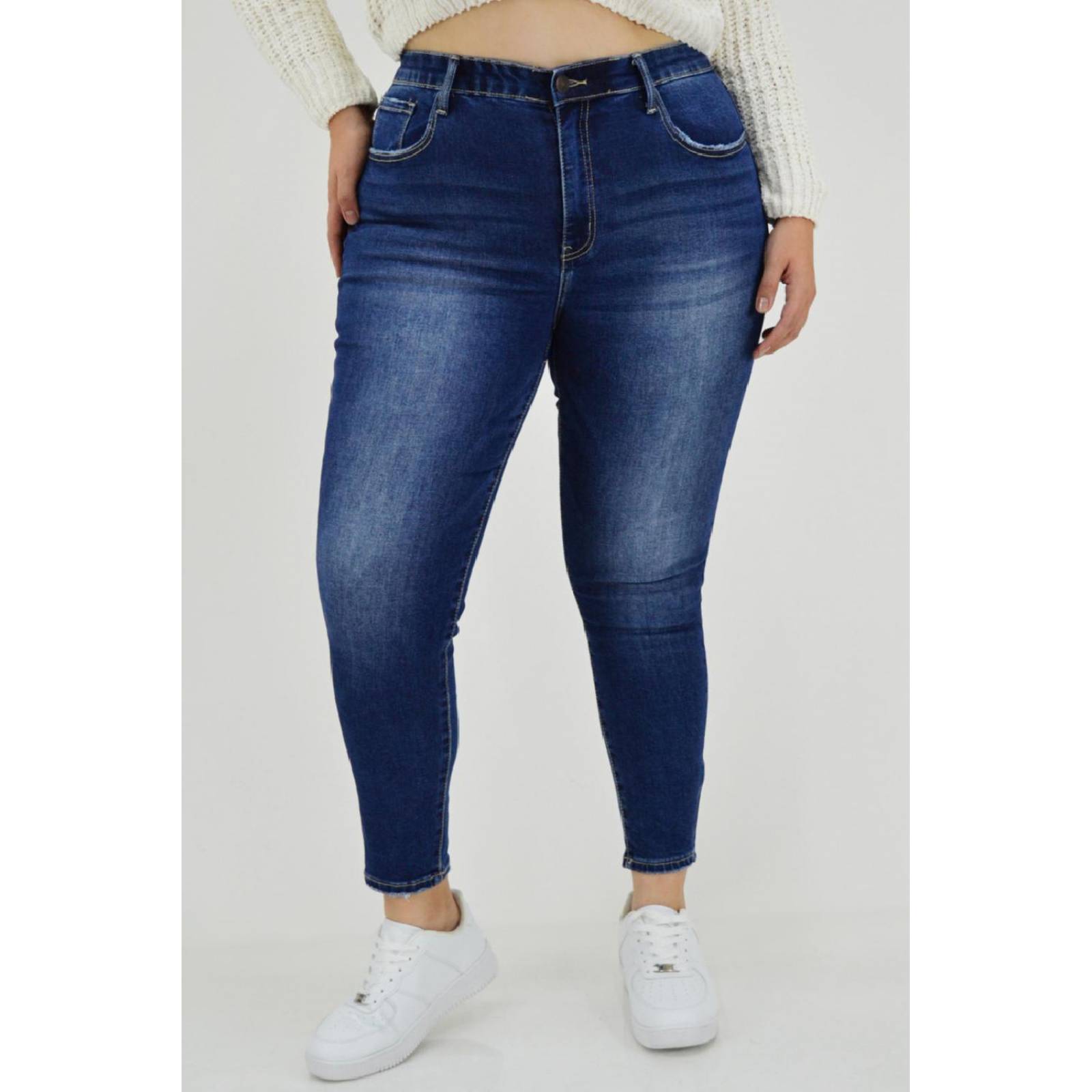 Jeans skinny con strech Balam /Tallas Extras, 6445 (Dark) 