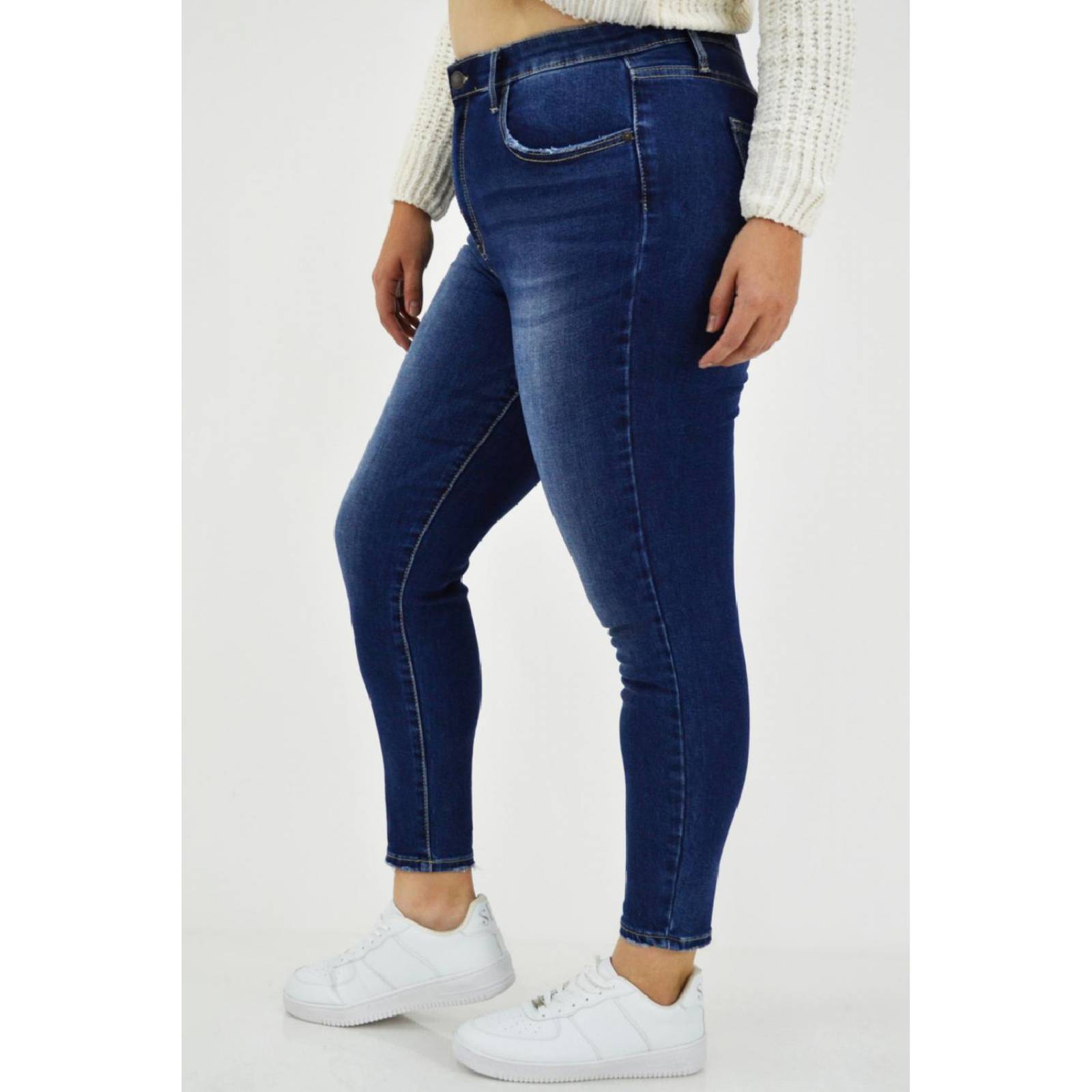 Jeans skinny con strech Balam /Tallas Extras, 6445 (Dark) 
