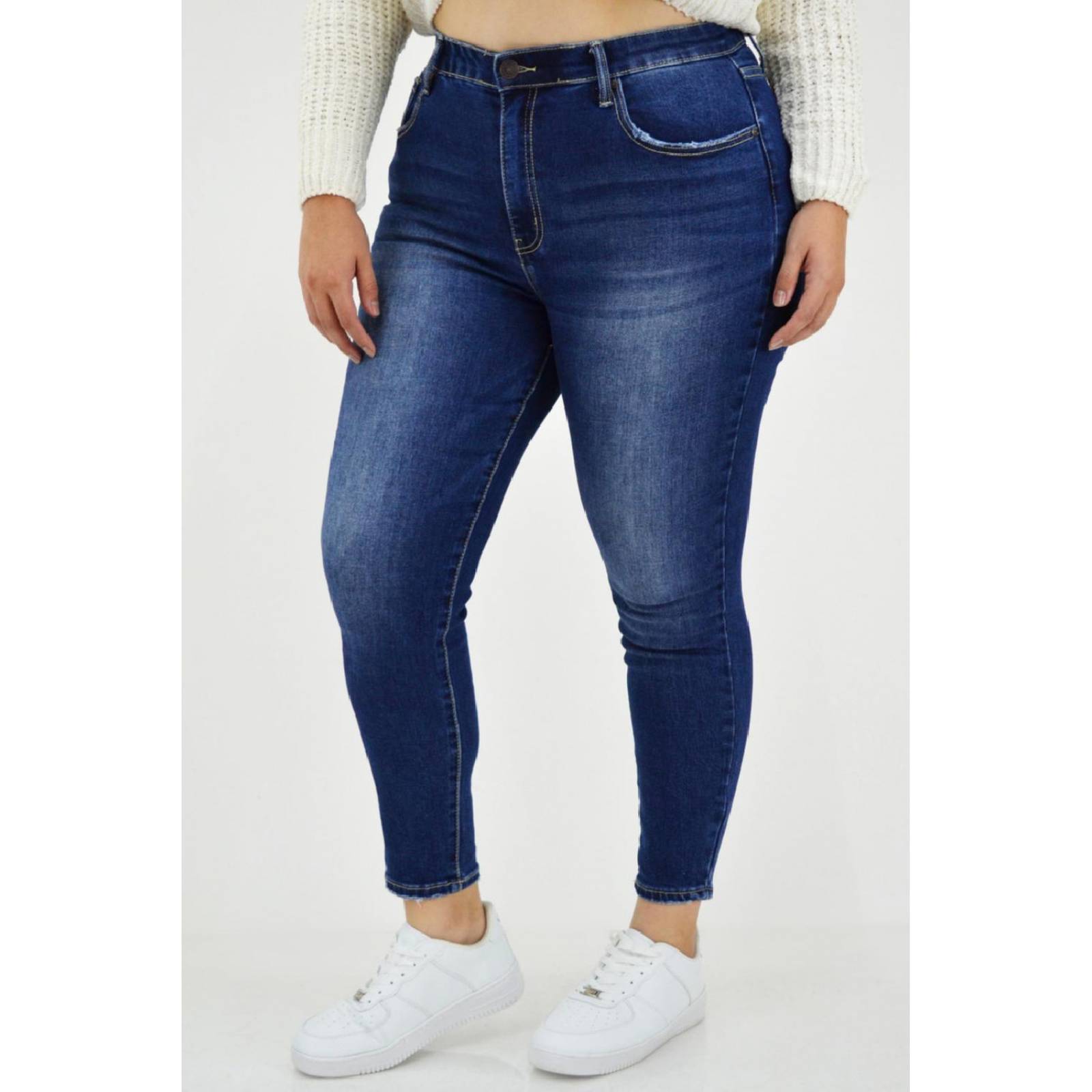 Jeans skinny con strech Balam /Tallas Extras, 6445 (Dark) 