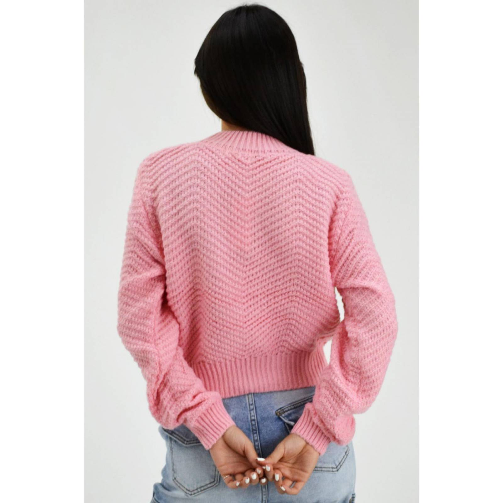 Sueter tejido de punto Juvenil, 6906 (Rosa) 