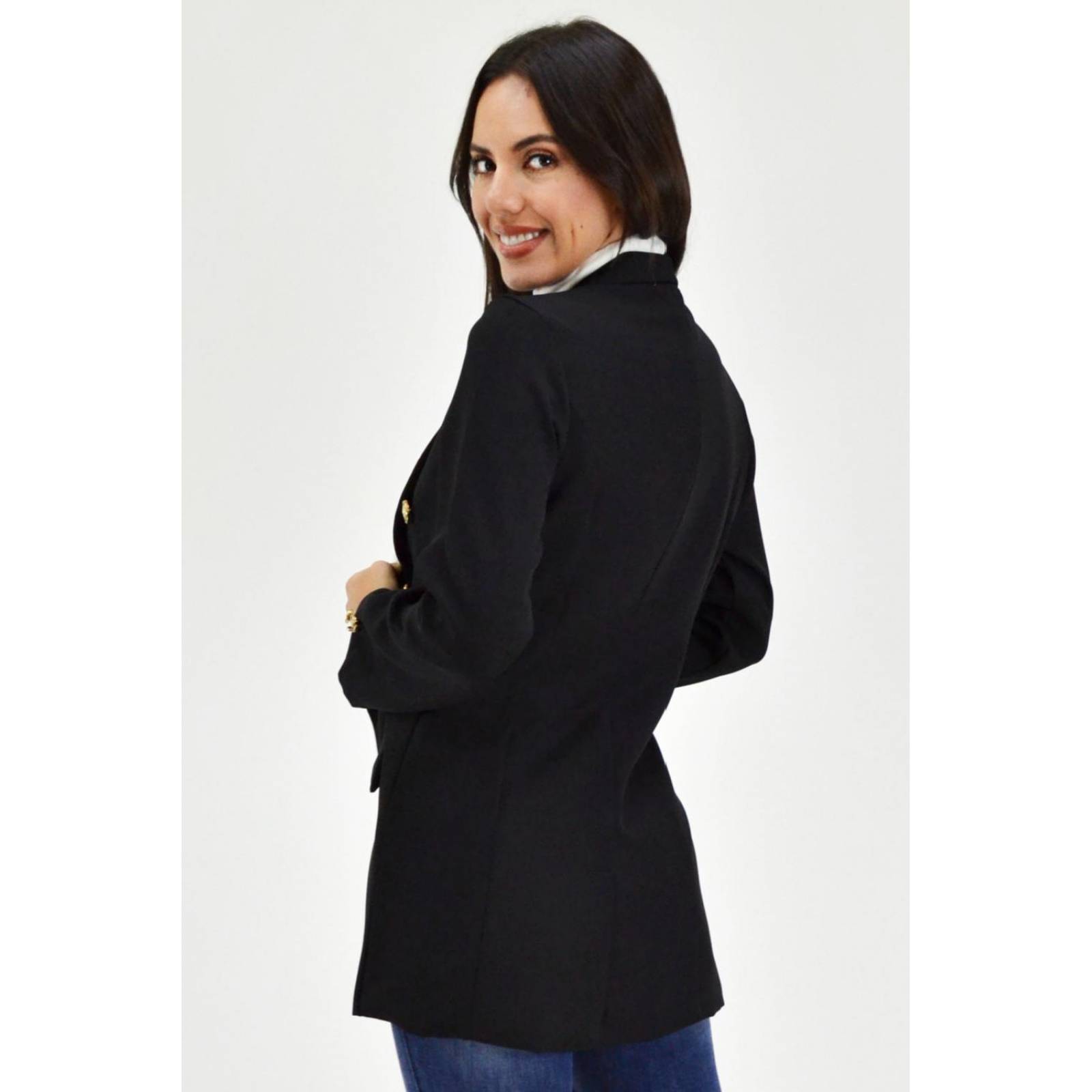 Blazer largo Roman Fashion /Juvenil, 2846 (Negro)