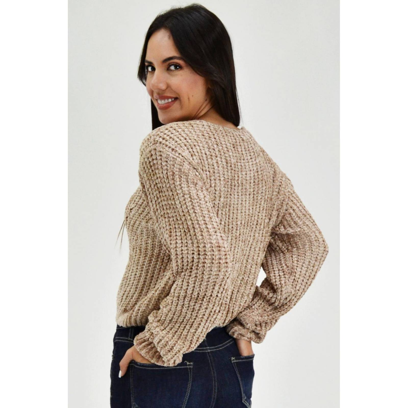 Sueter tejido juvenil, 0625 (Beige) 