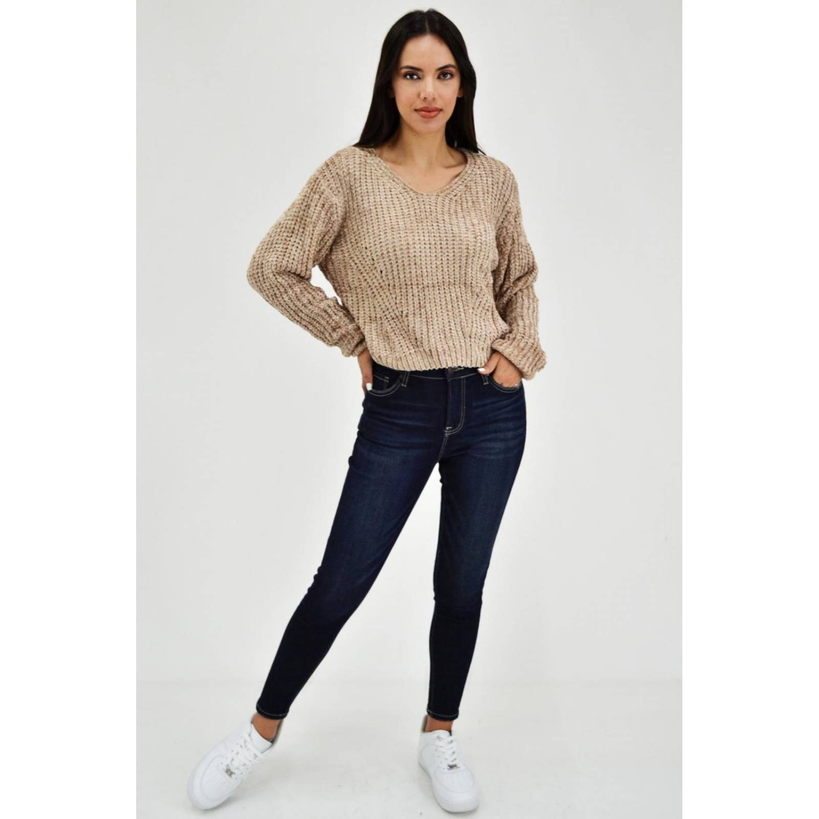 Sueter tejido juvenil, 0625 (Beige) 