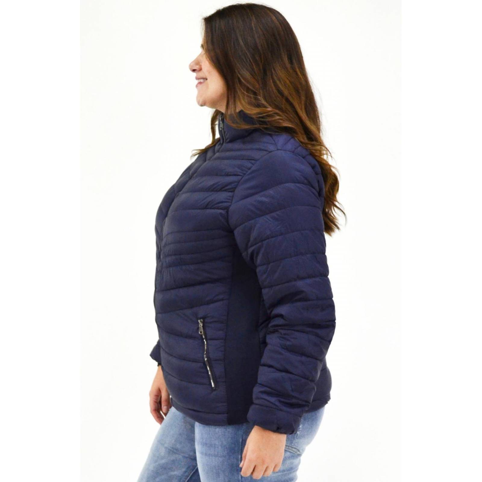Chamarra térmica afelpada Roman Fashion/ Tallas Extras, 0002 (Azul marino) 