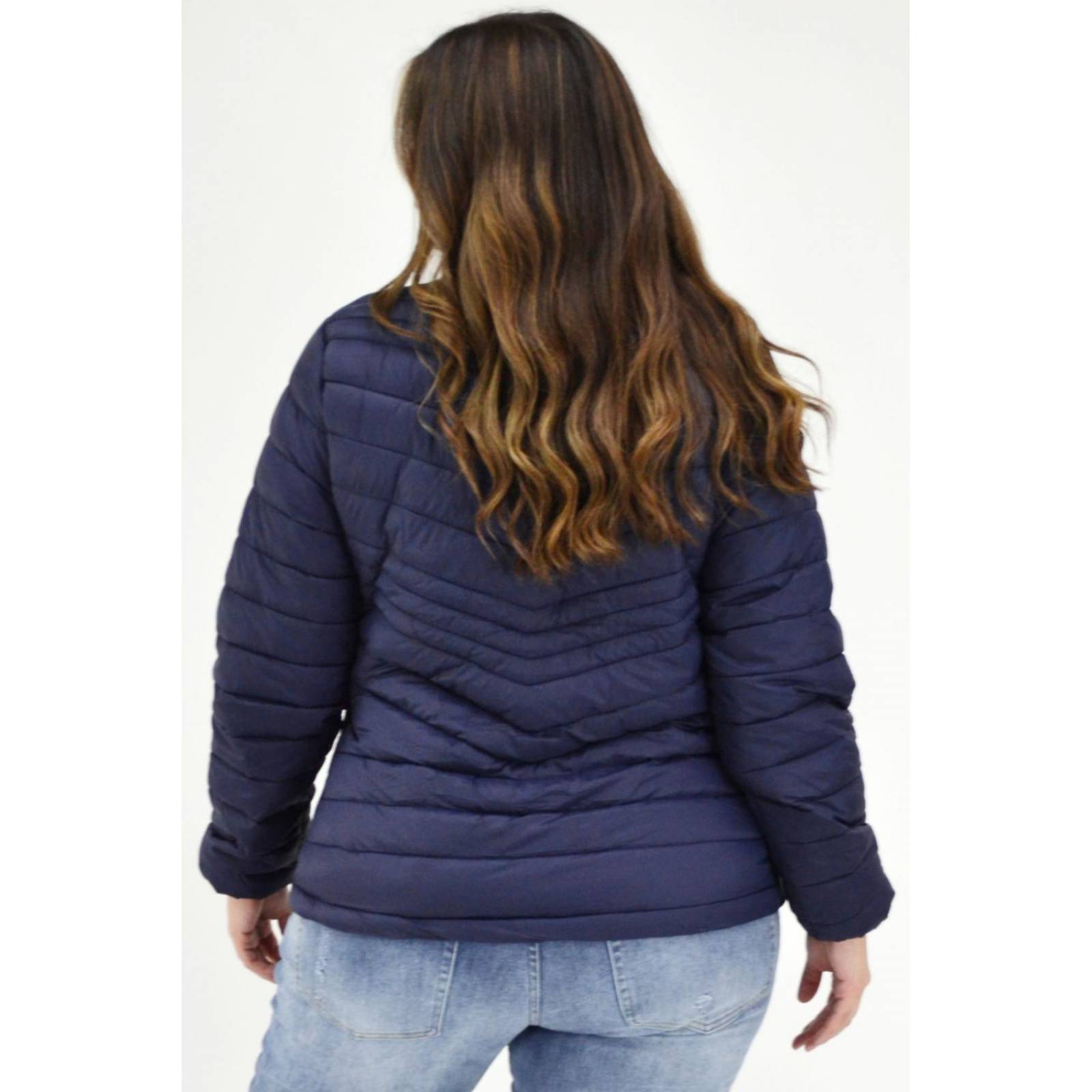 Chamarra térmica afelpada Roman Fashion/ Tallas Extras, 0002 (Azul marino) 