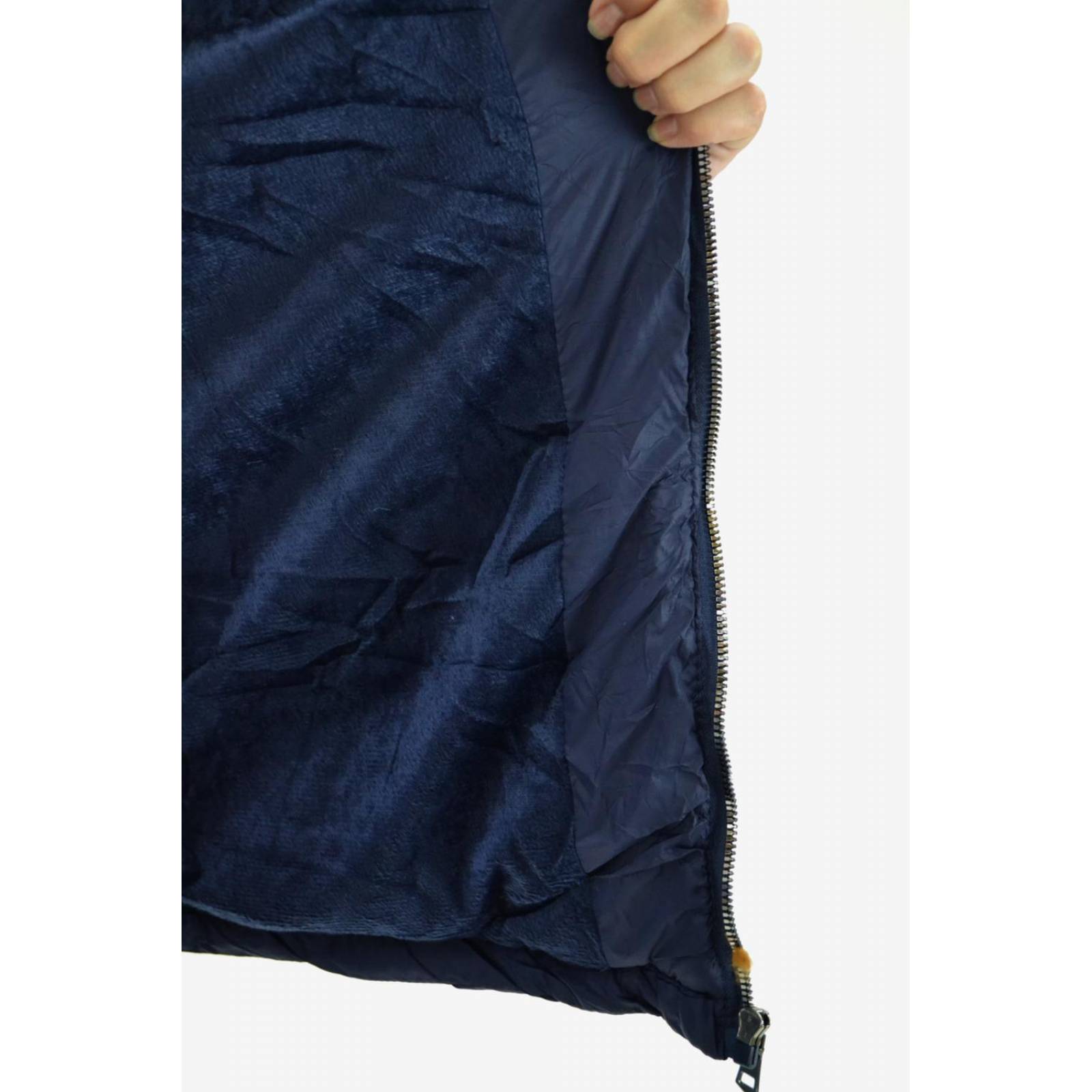 Chamarra térmica afelpada Roman Fashion/ Tallas Extras, 0002 (Azul marino) 