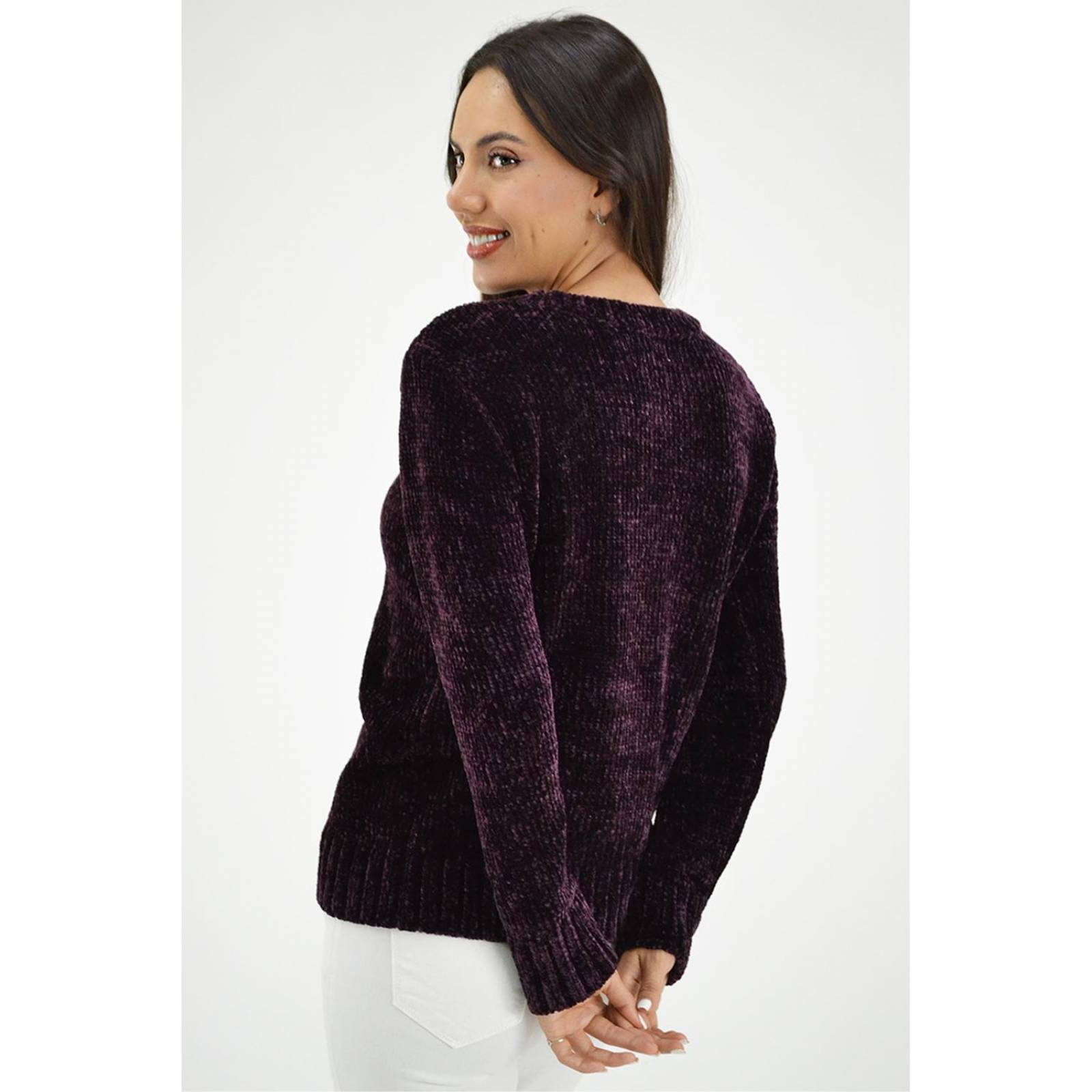Sueter tejido Roman Fashion /Juvenil, 108 (Morado) 