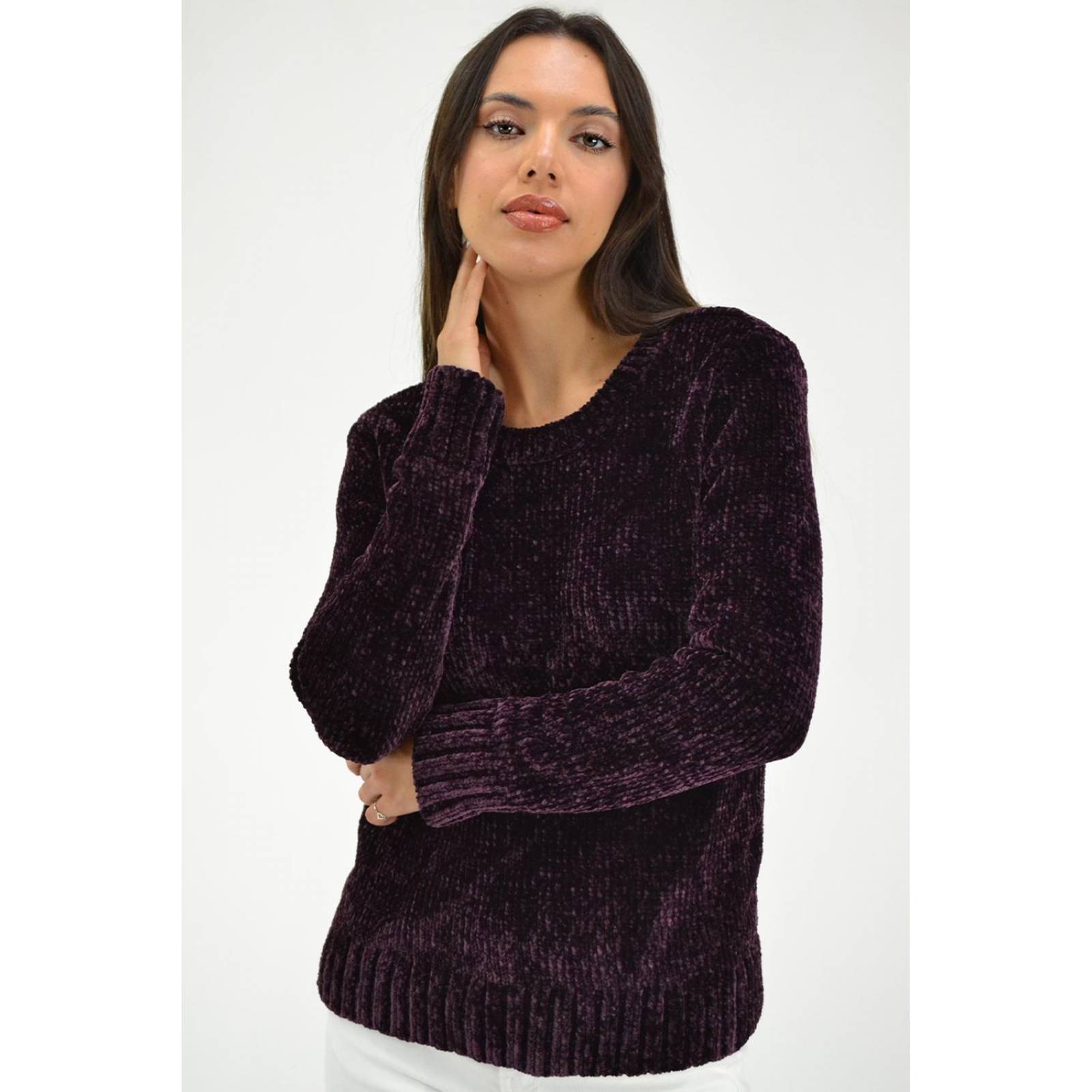 Sueter tejido Roman Fashion /Juvenil, 108 (Morado) 
